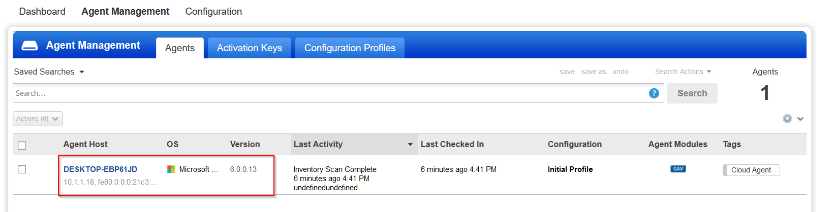 Qualys Cloud Agent Setup 08